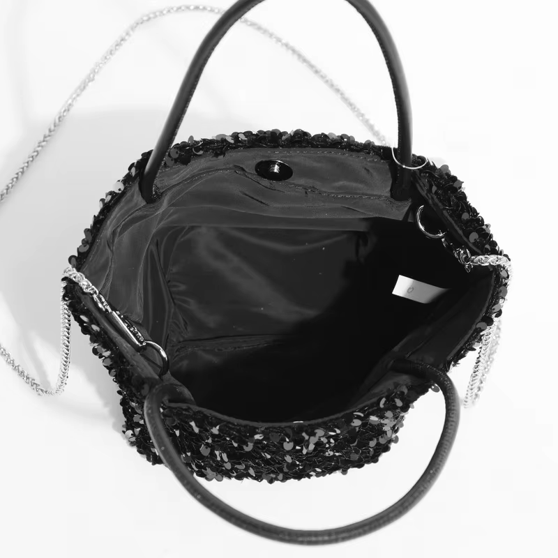 XMESSUN Nouveau sac seau à paillettes pour femmes