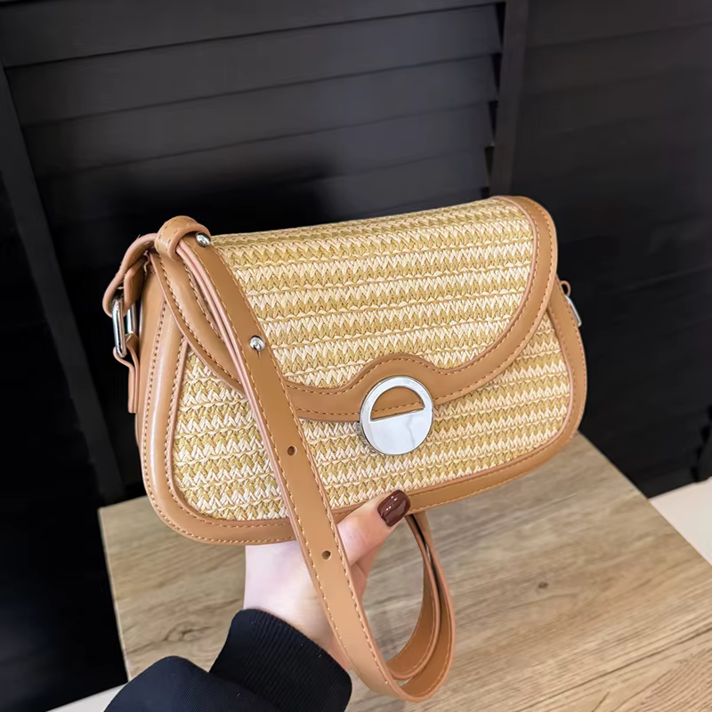 Sac à main tissé de styliste pour femmes