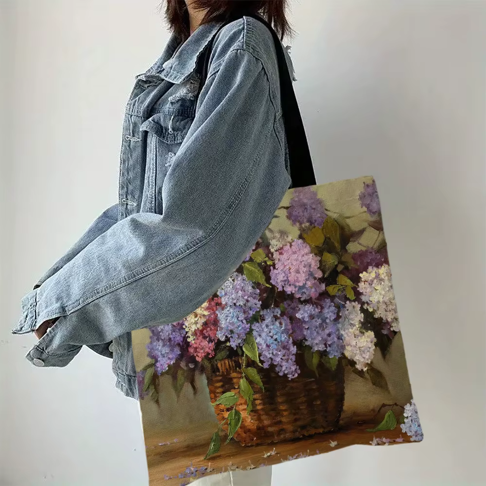 Sac fourre-tout imprimé floral