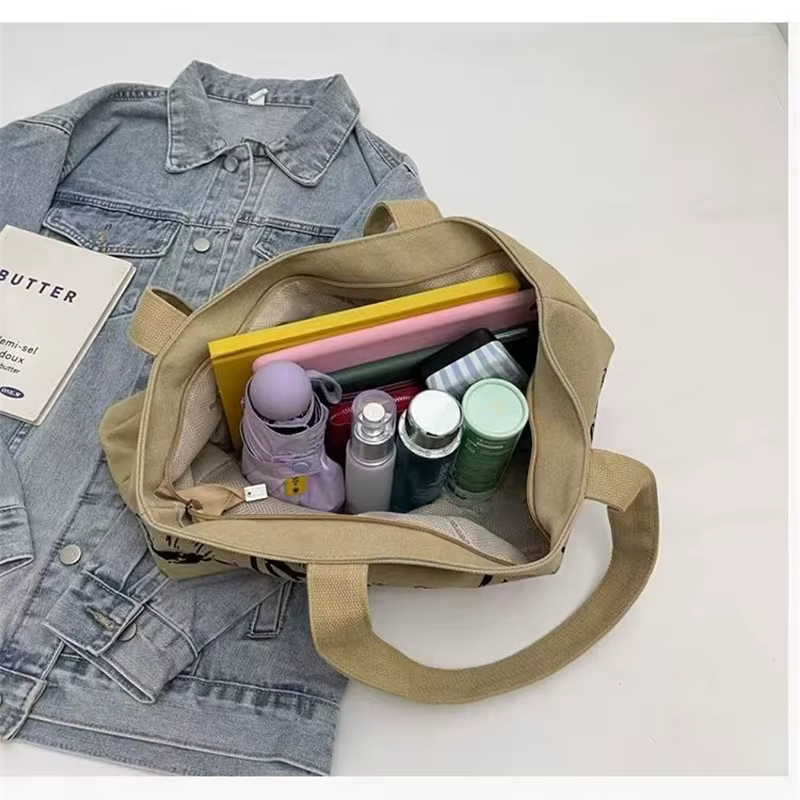 Sac fourre-tout en toile pour femme