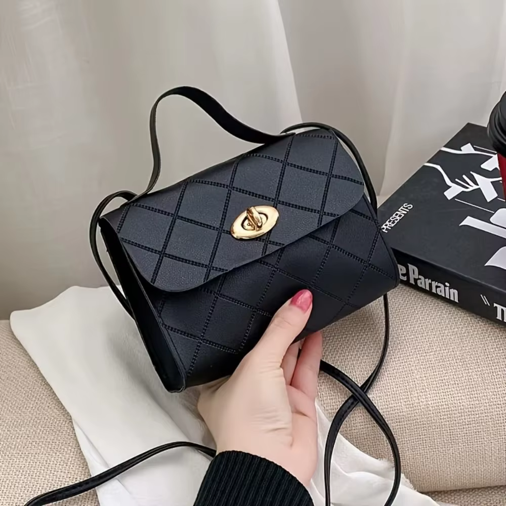 Sac carré matelassé en diamant de Style coréen pour femmes