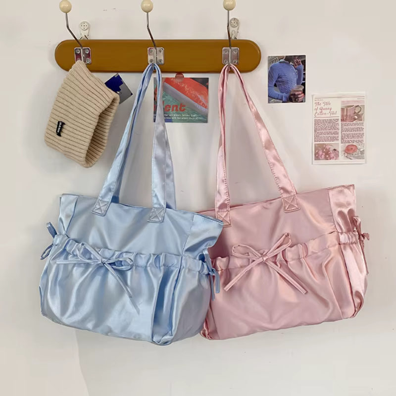 Lolita Kawaii JK Pearl Light Déformle Bowvétérans t Sac initié