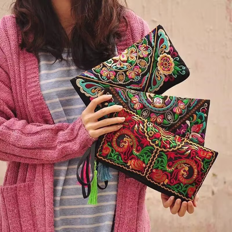 Sac à main carré de Style rétro