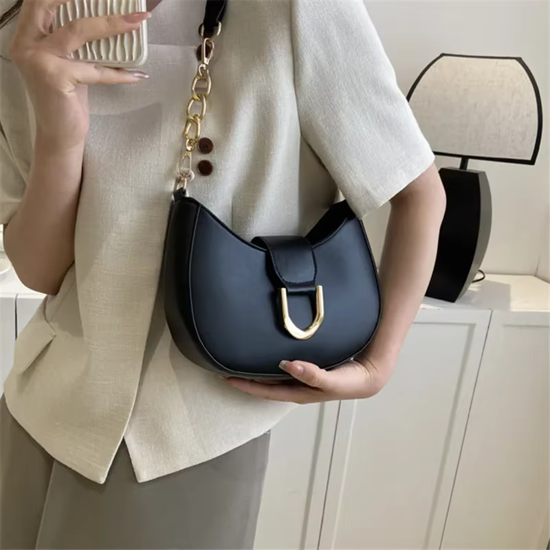 Sac à bandoulière tendance en cuir Pu pour femmes