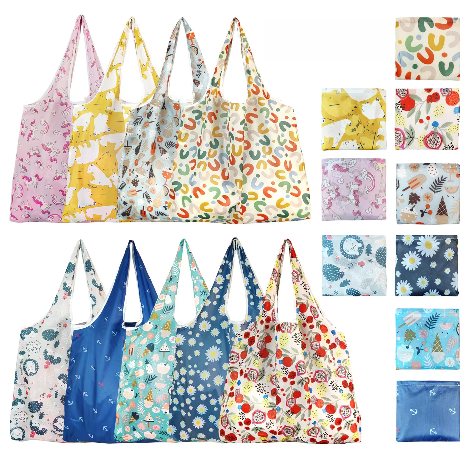 Sac de Shopping à motifs de grande taille pour femmes