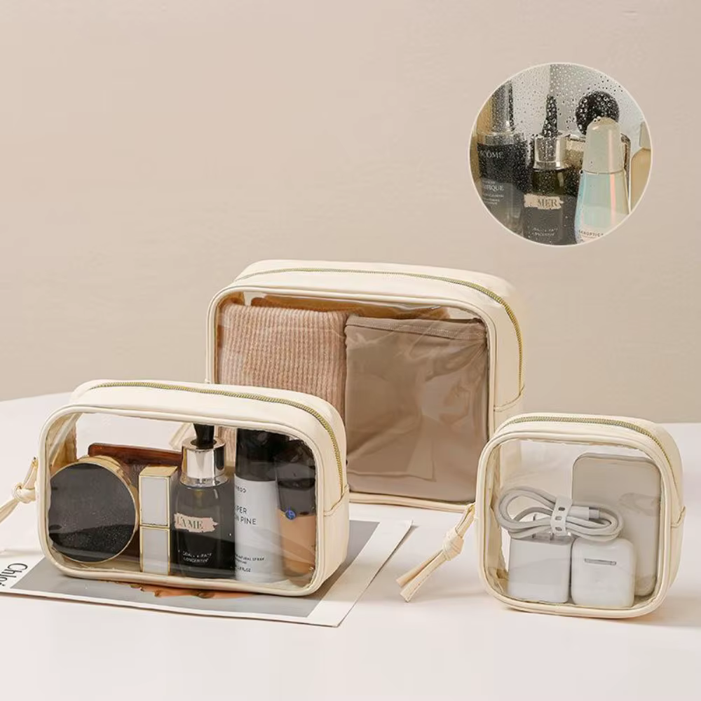 Sac de maquillage Transparent en PVC
