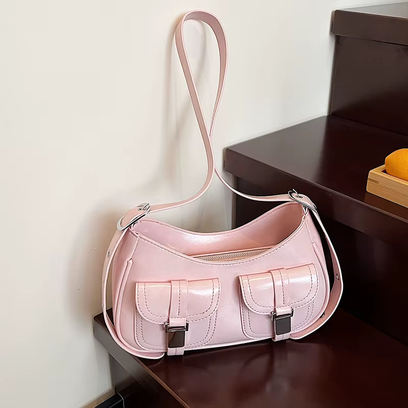 Sacs à bandoulière en cuir PU pour femmes