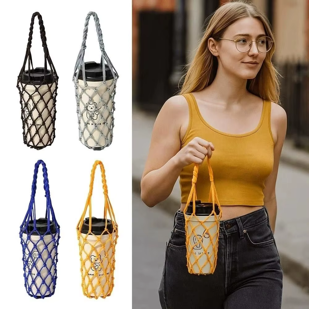 Sac en maille tissé à la main portable