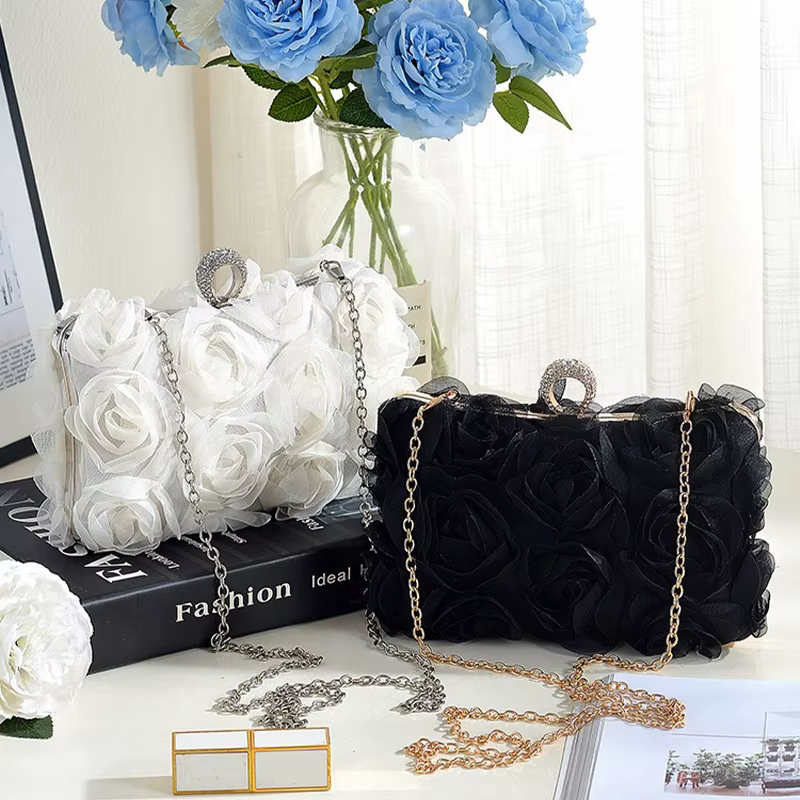 Sac à main pour robe de mariée blanche