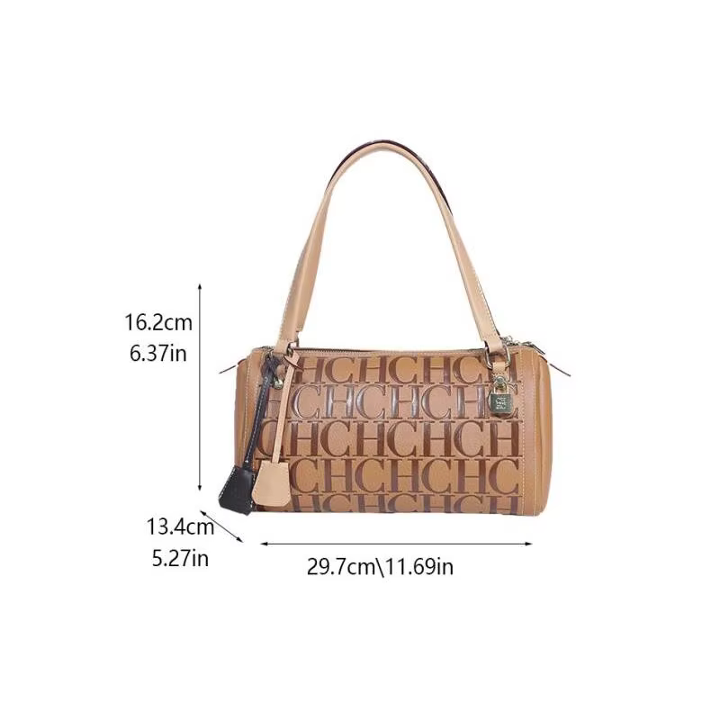 Sac à main cylindrique de grande capacité de style vintage 2025