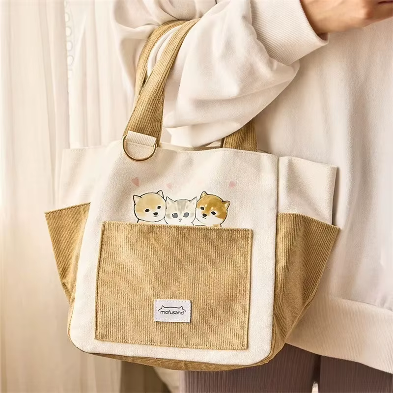 Sac fourre-tout en toile Mofusand