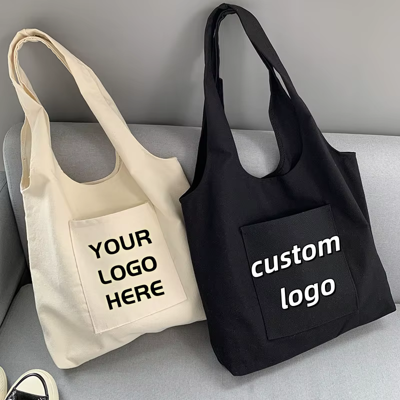 Sac fourre-tout en toile personnalisé avec impression
