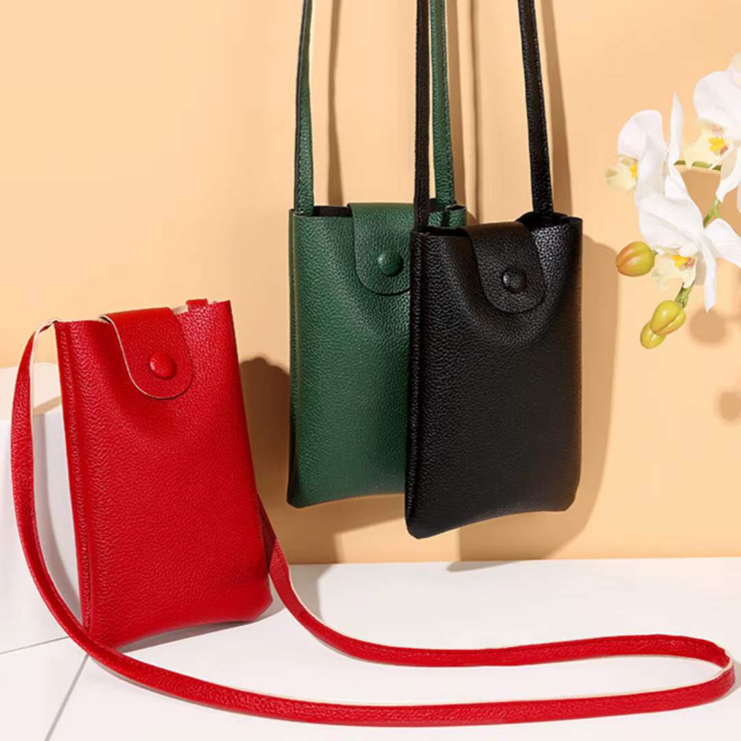Petit sac à bandoulière sac de téléphone design femmes sac en cuir souple léger mode sac