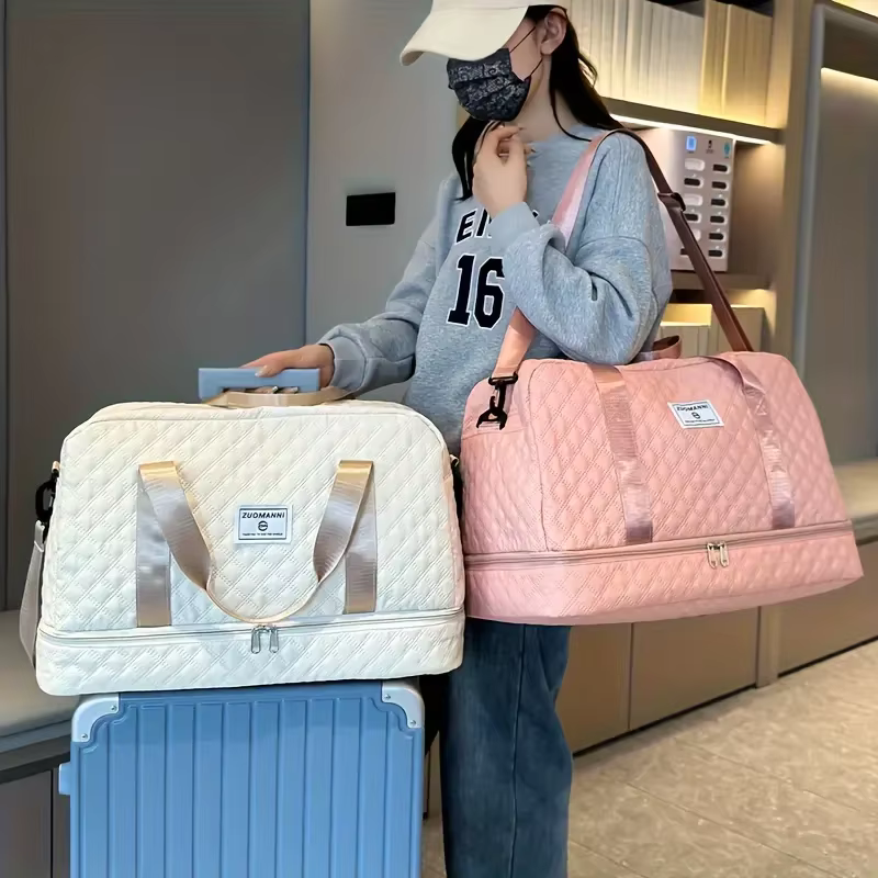 Sac polochon de luxe – Élégant et durable avec séparateur étanche
