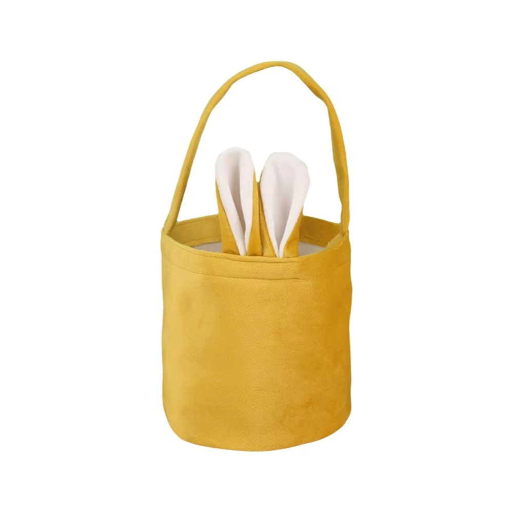 Sac fourre-tout simple en tissu avec oreilles de lapin de Pâques