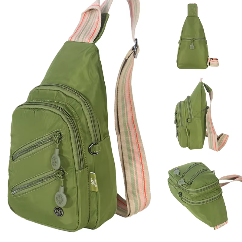 Sac à bandoulière multi-poches pour femmes