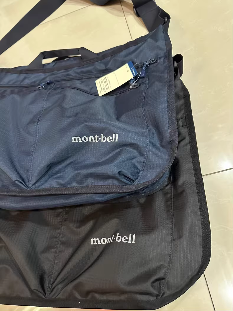 Montbell Sac de rangement d'épaule à bandoulière imperméable en nylon léger extérieur