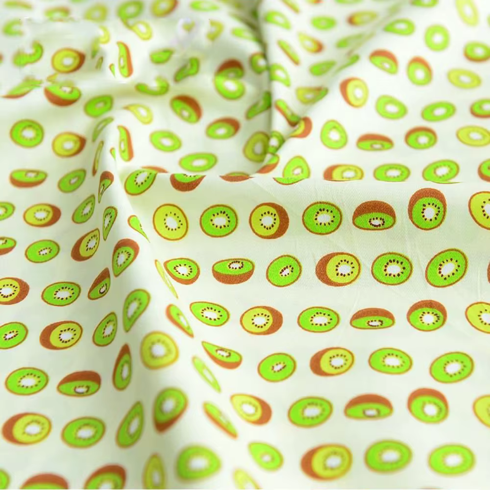 Tissu en coton imprimé fruits 100% coton