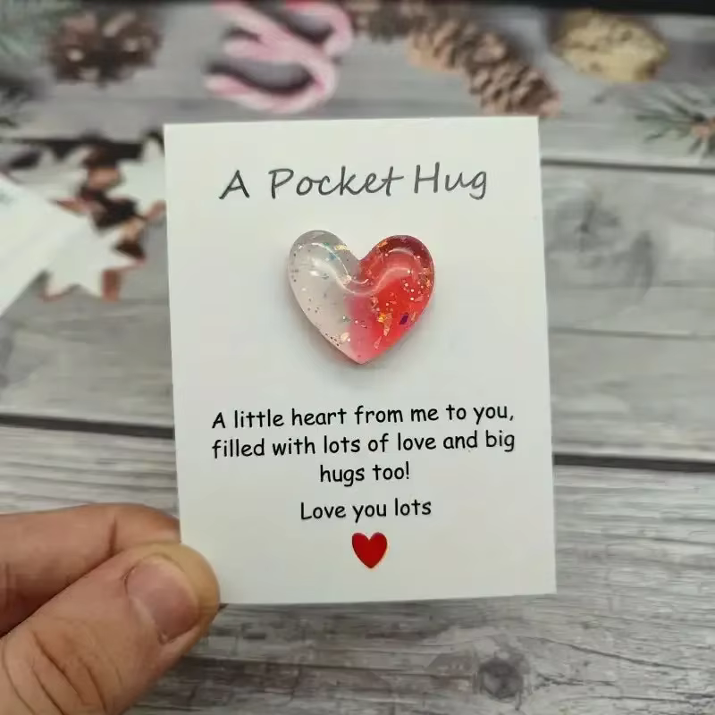 Pochette Décorée en Forme de Petit Cœur