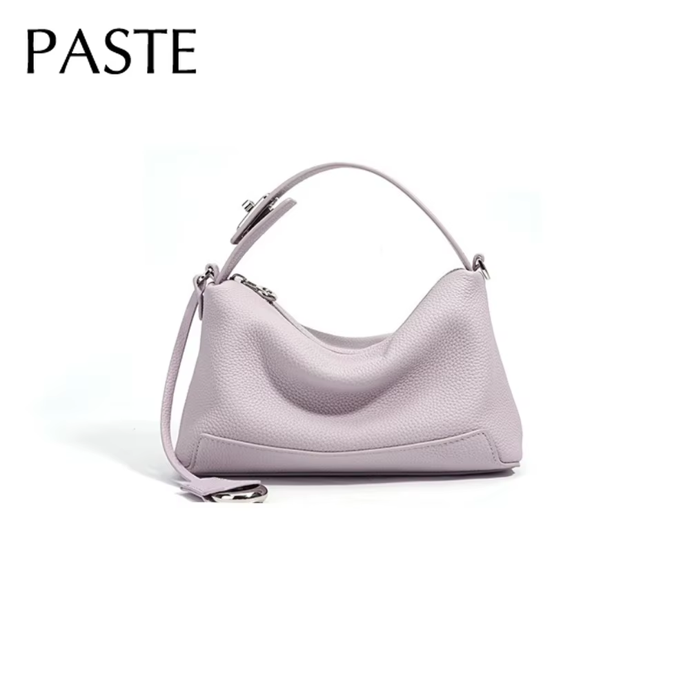 Sac à main en cuir de vache véritable pour femmes