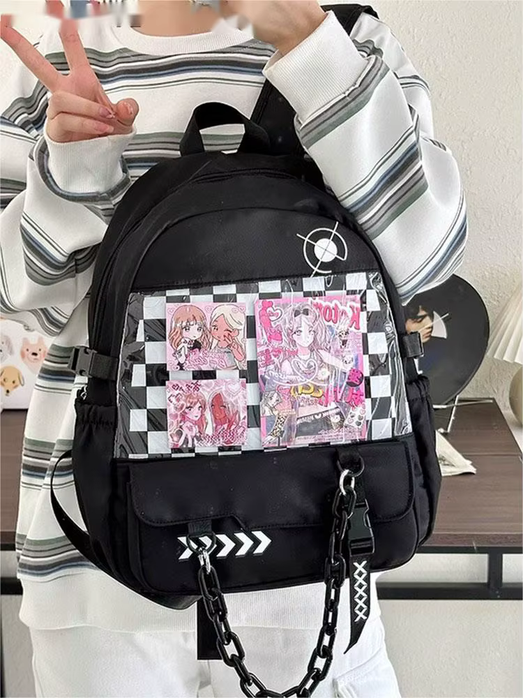 JIAERDI Ita-Sac à dos en toile pour femme