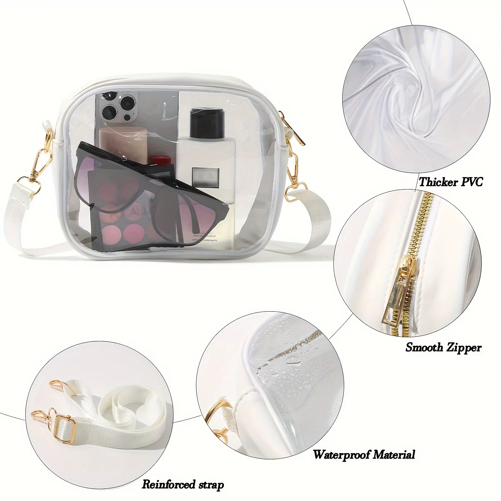 Sac transparent approuvé par le stade