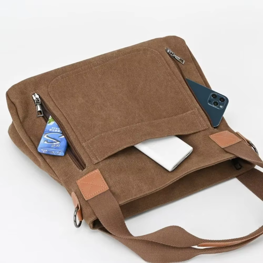 Sac fourre-tout en toile fonctionnel pour femme