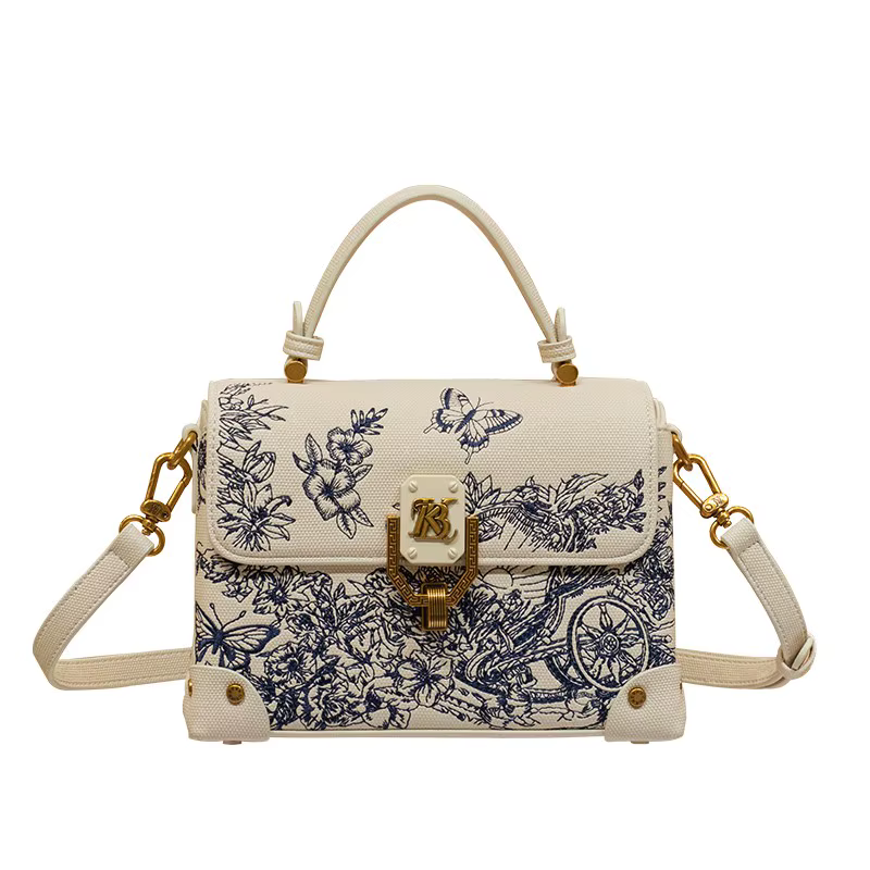 Sac à main élégant en cuir pour femmes - Sacs fourre-tout avec bandoulière