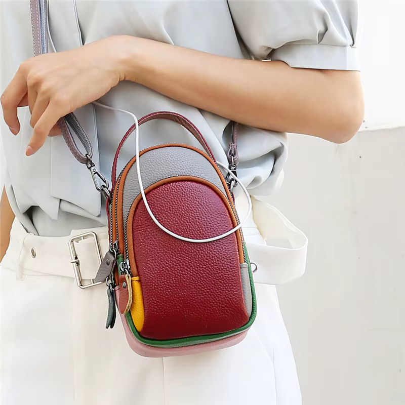 Rangement en cuir pour téléphone portable