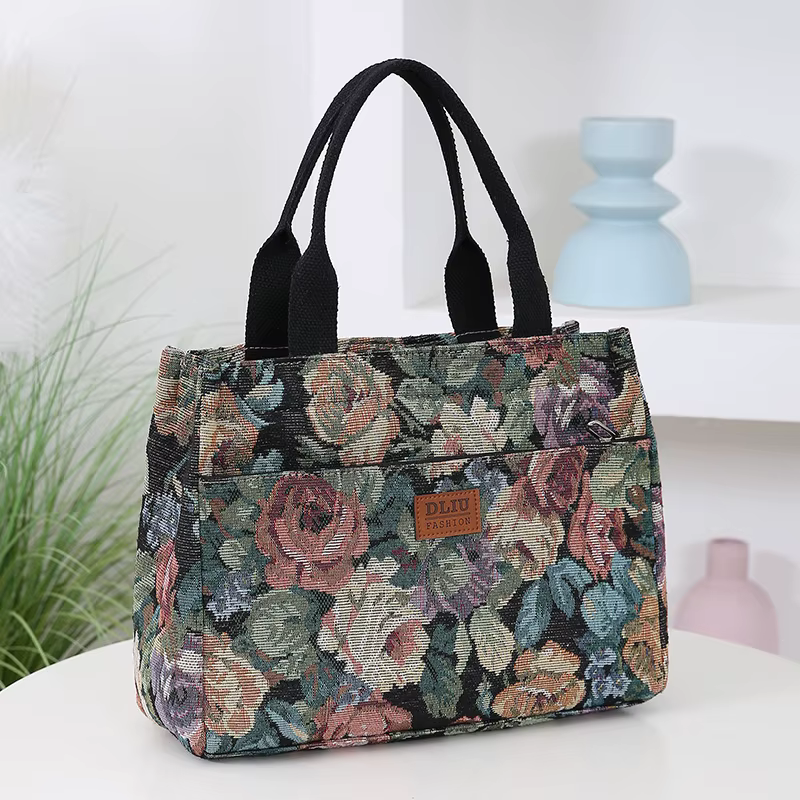 Sac fourre-tout à imprimé Floral pour femmes