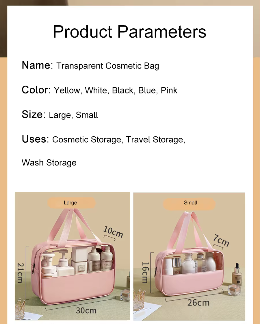 Sac à cosmétiques personnalisé avec coutures brodées