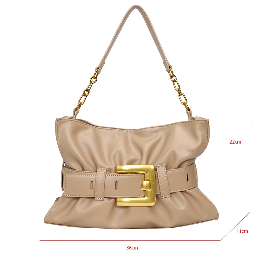 Sac nuage plissé de styliste
