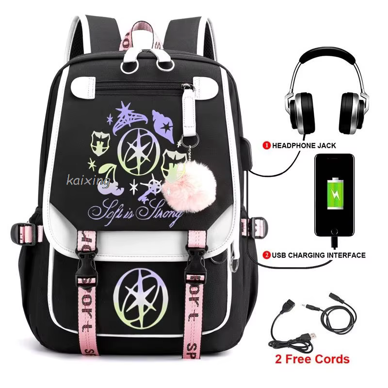 Kawaii chaud Katseye drôle impression sacs à dos doux capacité étudiant cartable collège