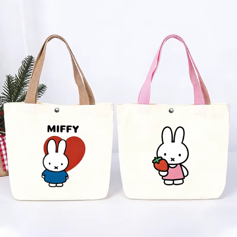 Sac à main Miffy Anime pour filles et garçons
