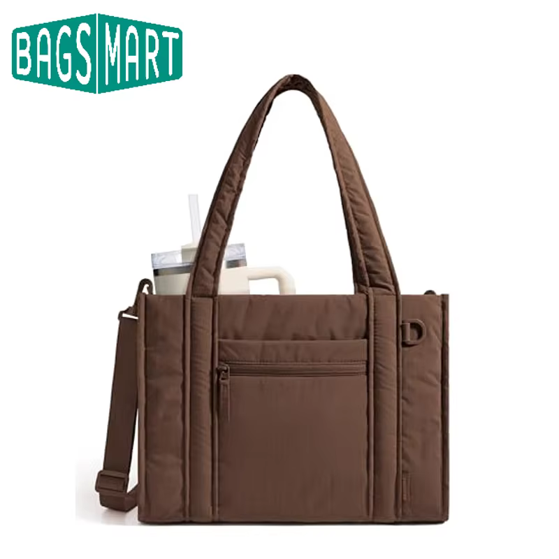 BAGSMART petit sac fourre-tout pour femmes sac à bandoulière multifonctionnel avec fermeture éclair grande capacité voyage travail collège sac à main