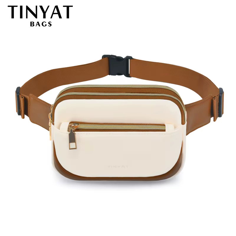 TINYAT 2025 bohème léger taille sac femme Fanny Pack Boho sac à bandoulière pour dames Festival de musique voyage sortir