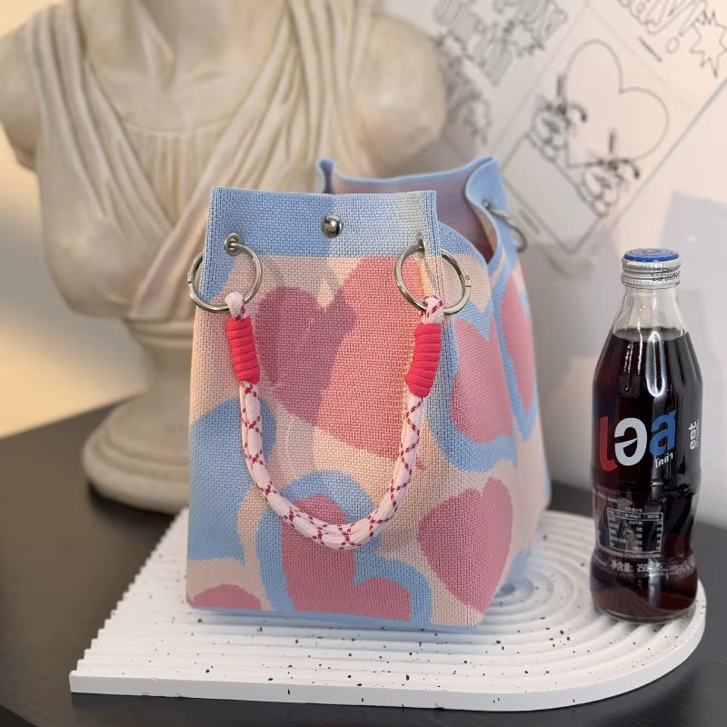 Sac fourre-tout tissé de grande capacité pour femmes