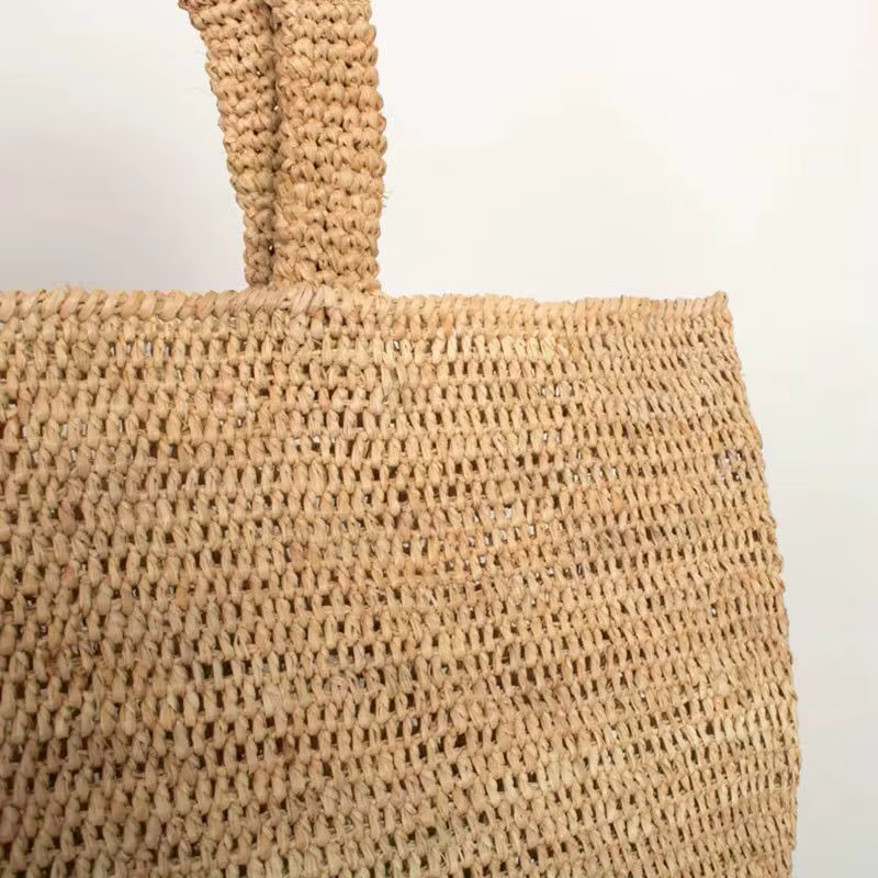 Lafite-Sac à Main Carré en Paille pour Femme