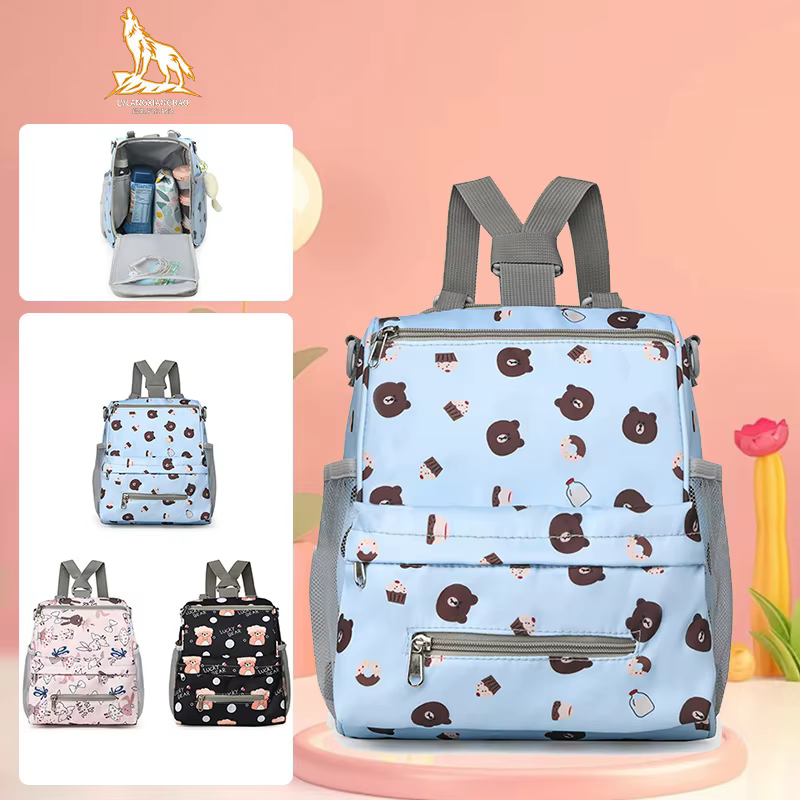 Nouveau sac à dos de maman à la mode grande capacité sac de voyage décontracté