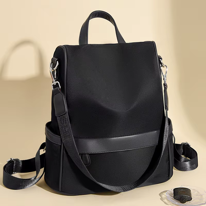 Sac à dos antivol multifonctionnel pour femme, blocage de documents, sacs de livres scolaires pour adolescents et étudiants, sac de voyage pour femme, mode initiée