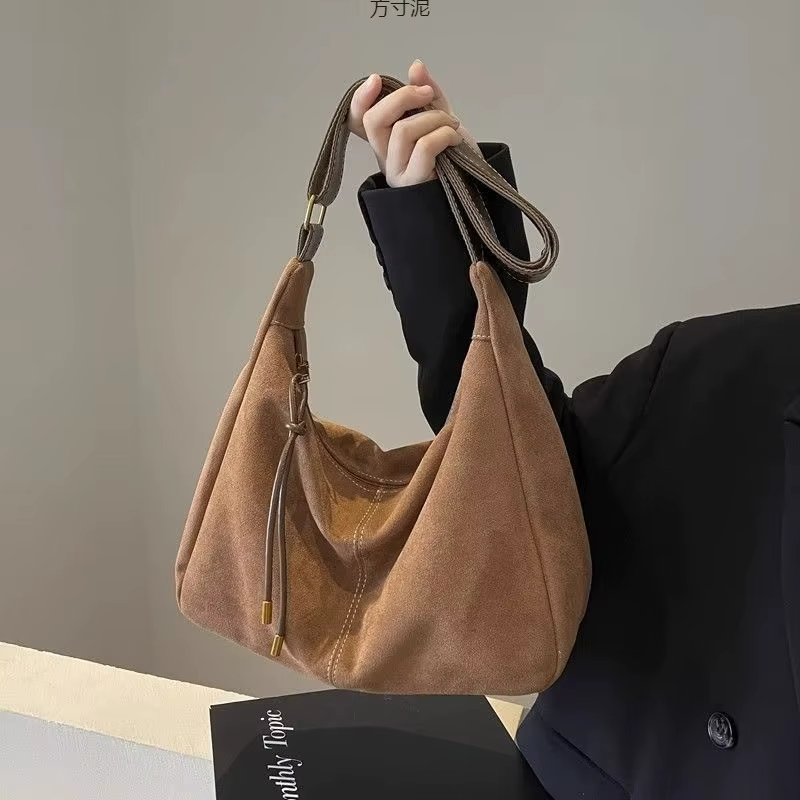 Nouveaux sacs à main pour femmes à la mode rétro grande capacité en cuir PU sac à bandoulière automne et hiver