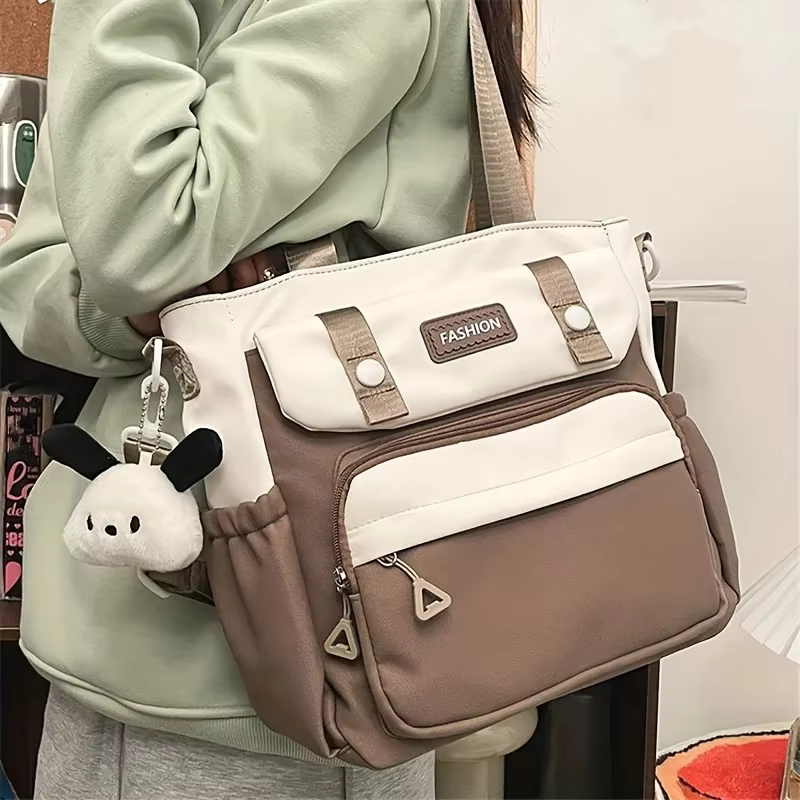 Sac fourre-tout en toile d'inspiration vintage chic pour femme