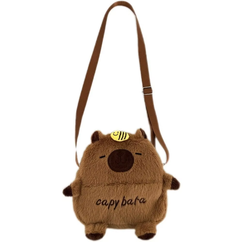 Nouveau sac à bandoulière pour téléphone portable en forme de capybara de dessin animé