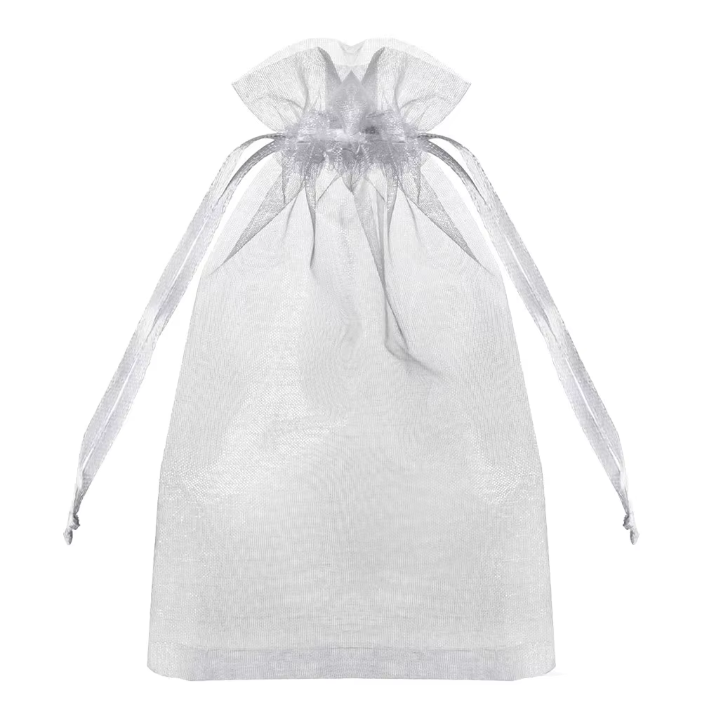 Sac en Organza transparent blanc