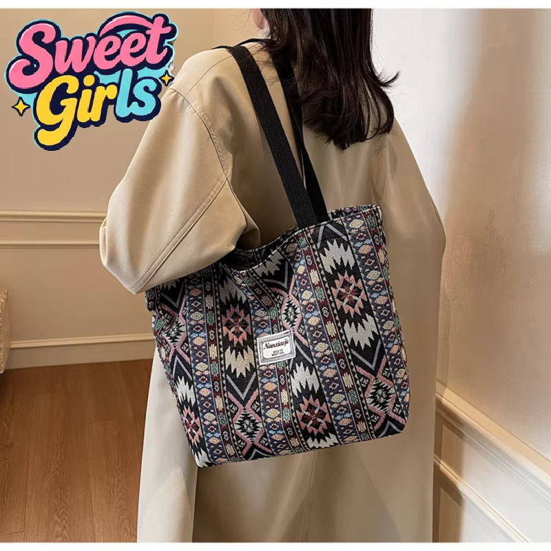 Sac de Style ethnique de grande capacité pour femmes