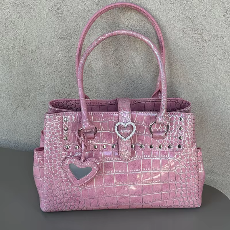 Sac à main de luxe imprimé Crocodile pour femmes