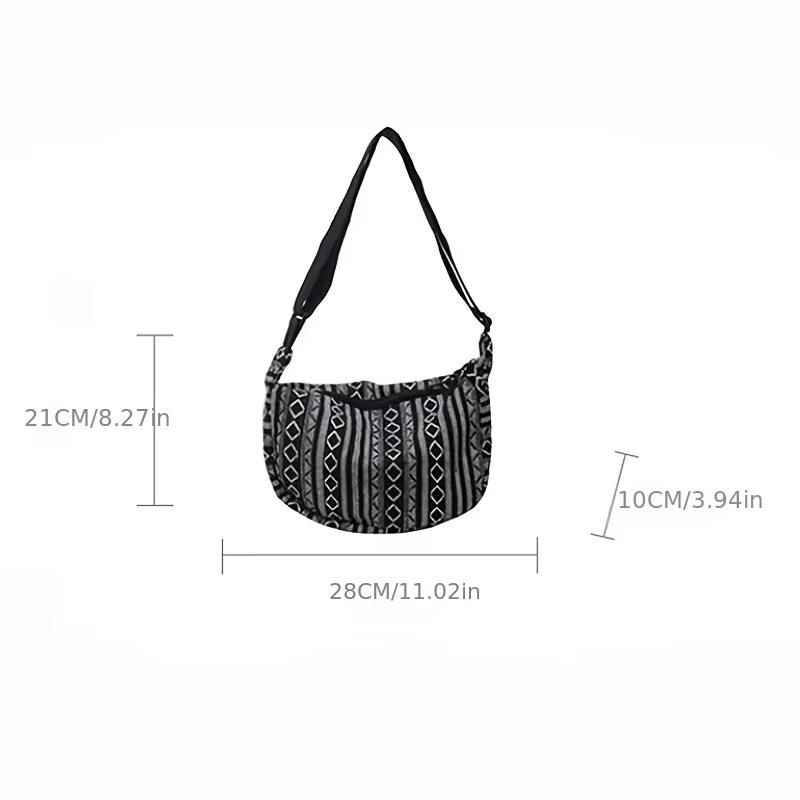 Sac à bandoulière de style tribal