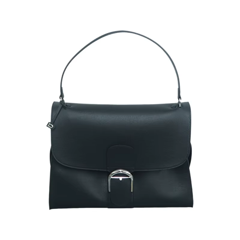 Sac à main en cuir brillant taille L