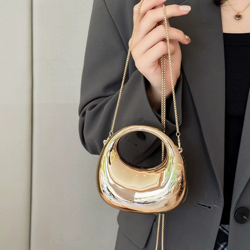 Demi-lune fête Banquet sac pour femmes sac à main De luxe Bolso De Mujer vente chaude