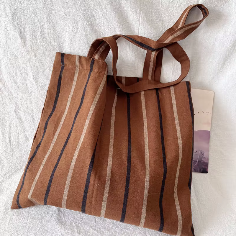 Sacs à main rayés orange vintage pour femmes